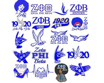Zeta Phi Beta SVG Cut File: Sorority Clip Art (Digital Download)