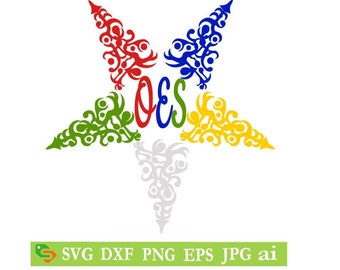 Download Eastern Star Svg Etsy