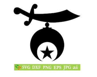 Shriner Silhouette Cut File, Silhouette Cricut, Jpeg,dfx,svg, eps, png, clip art