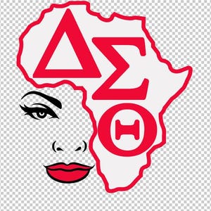 Delta Sigma Theta AEO Africa, cut File, Jpeg, svg,dfx, eps, png, clip art image 4