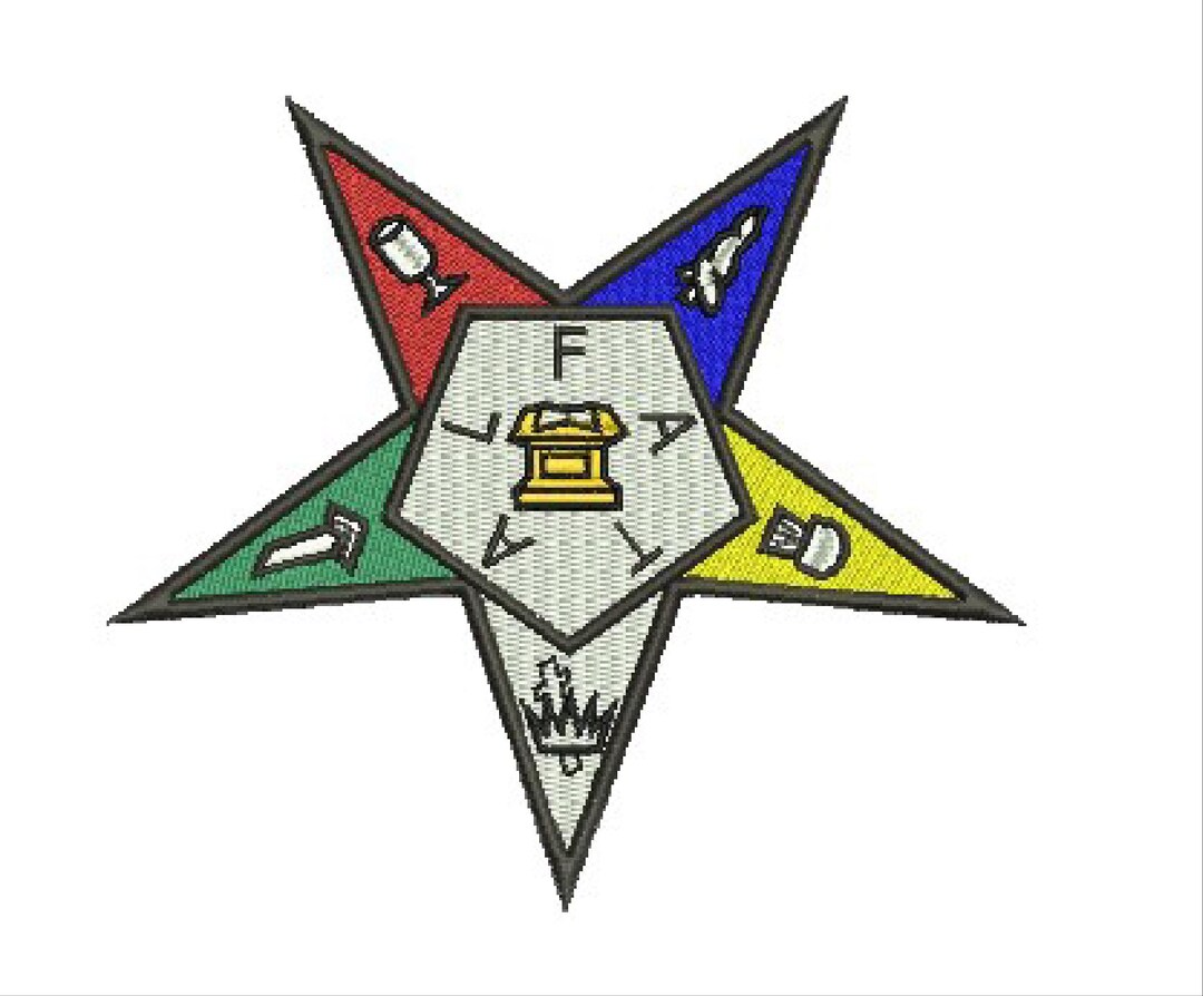 Order of the Eastern Star OES Machine Embroidery Design Files - Etsy