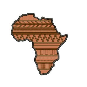 Archivos de diseño de bordado a máquina con apliques de África