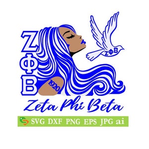 Zeta Phi Beta Diva cut File, Silhouette,Cricut, Jpeg, svg,dfx, eps, png, clip art