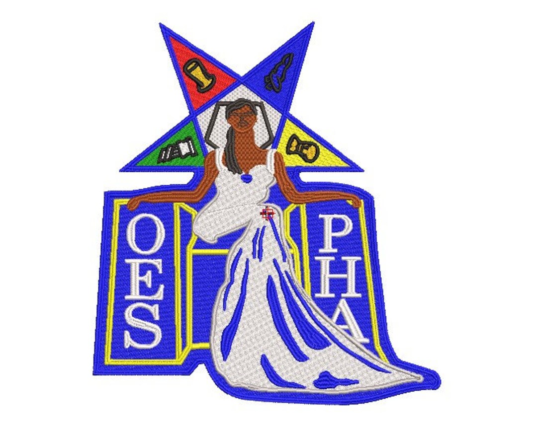 OES Order of the Eastern Star PHA Machine Embroidery Design - Etsy