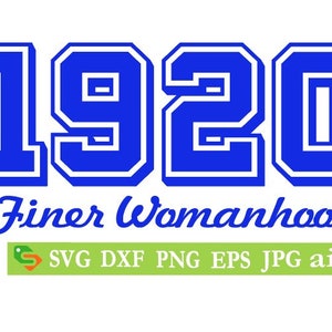 1920 Finer Womanhood cut File, Silhouette,Cricut, Jpeg, svg,dfx, eps, png, clip art