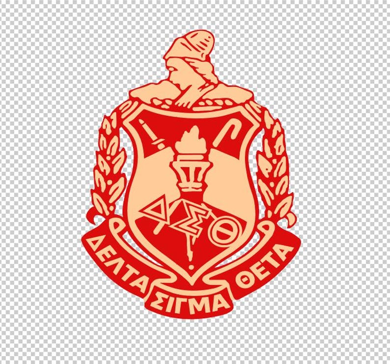 Archivo de corte de cresta Delta Sigma Theta, silueta, JPEG, SVG, DFX, EPS, PNG, clip art imagen 4