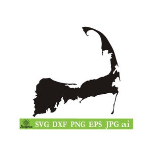 Cape Cod Karte, Schnittdatei, Silhouette, Cricut, Jpeg,svg, eps, dfx,png, Clip Art