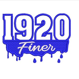 Zeta Phi Beta 1920 Finer ontwerpbestanden voor machineborduurwerk