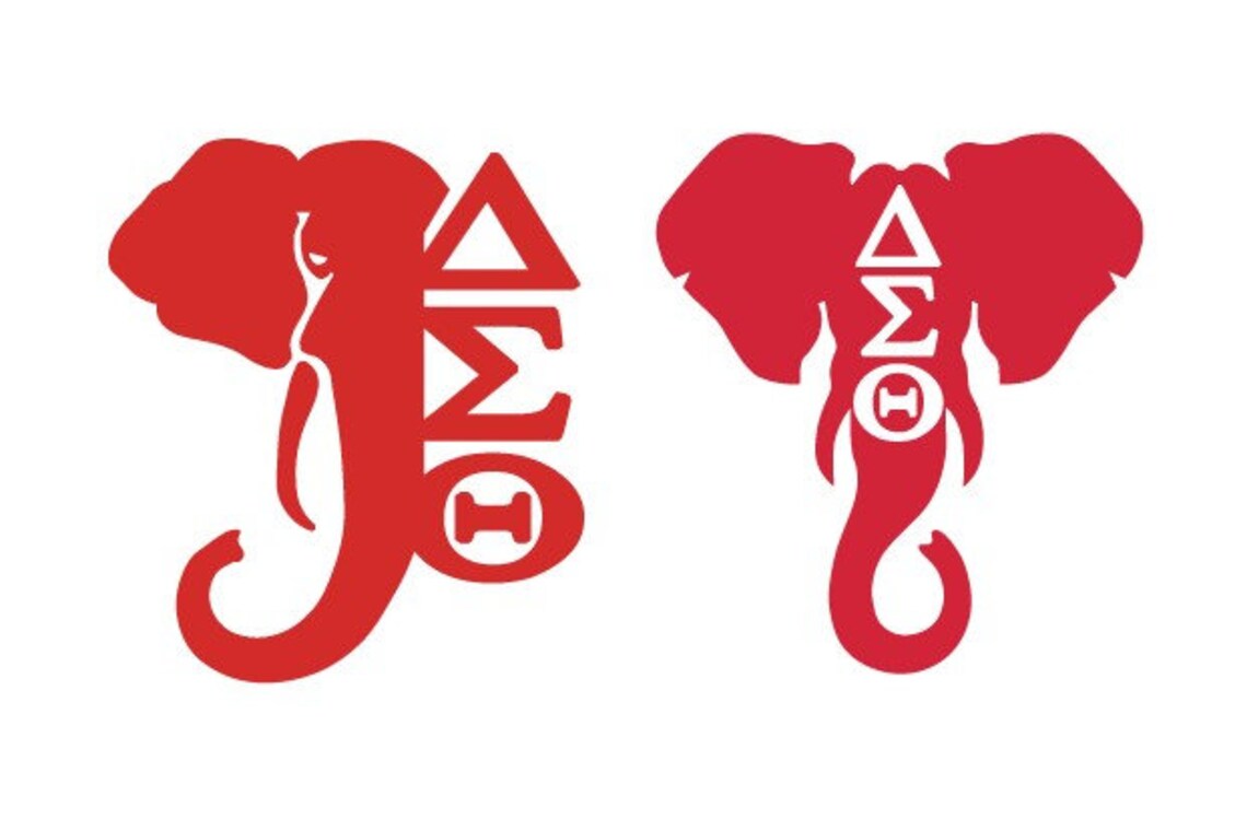 Delta Sigma Theta Letters Svg