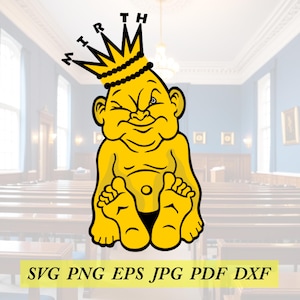 Royal Order of Jersters Mirth Cut File, Silhouette Cricut, Jpeg,svg, eps, png, clip art