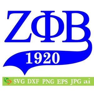 Zeta Phi Beta 1925 cut File, Silhouette,Cricut, Jpeg, svg,dfx, eps, png, clip art