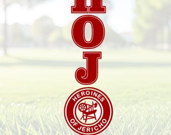 HOJ Heroines of Jericho Vertical, Jpeg,svg, eps, png, pdf