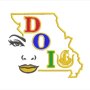 Daughters of Isis DOI Lady Missouri machine embroidery design