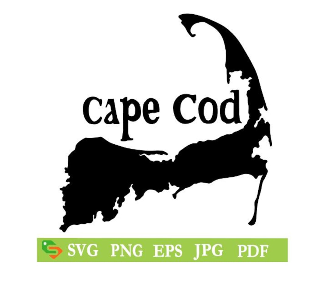 Cape Cod 7 Cut File, Silhouette Cricut, Jpeg,svg, Eps, Png, Clip Art - Etsy