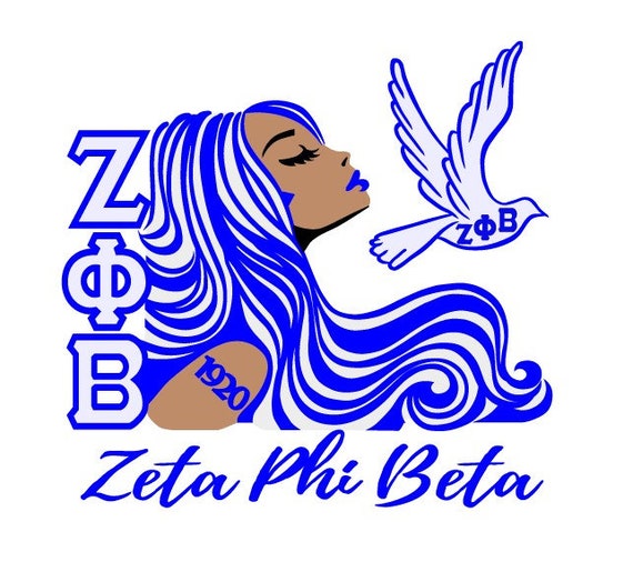 Womens Zeta Phi Blue White Beta When Doves Phi Women's T-Shirt Womens Zeta Phi Blue White Beta When Doves Phi Women's T-Shirt