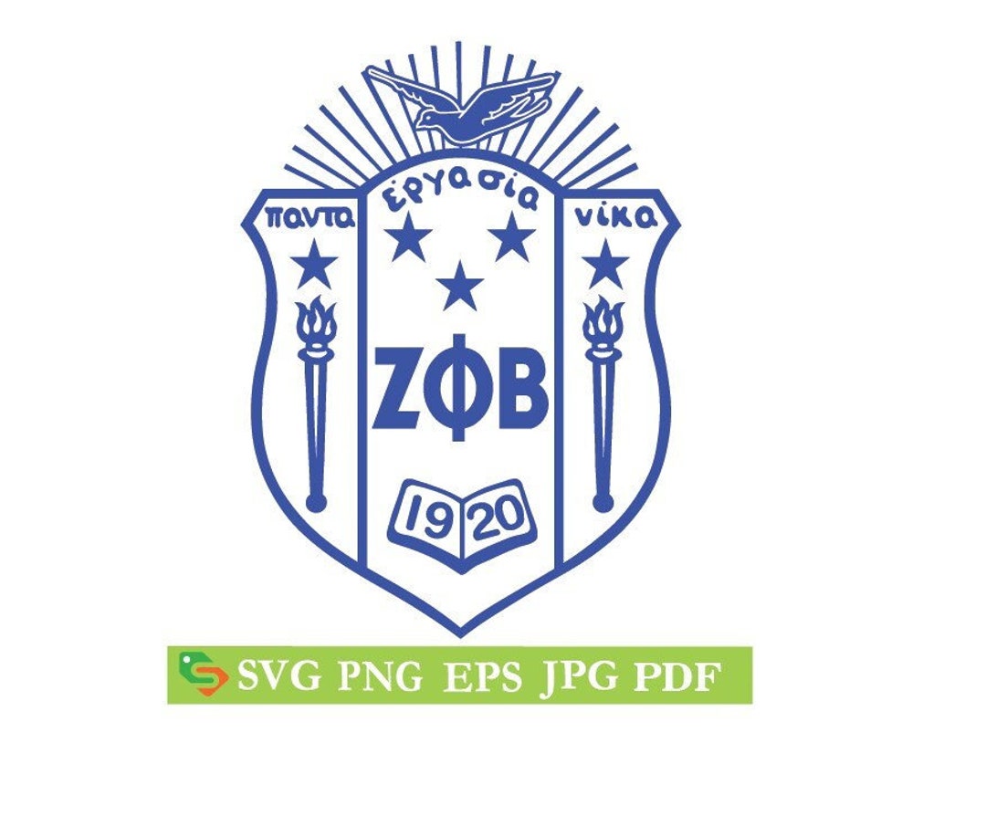 Zeta phi beta shield cut file silhouette cricut jpeg svg dfx eps
