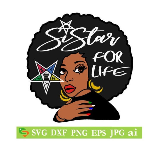 Order of the Eastern Star  Cut File png OES Silhouette Cricut clip art Jpeg,dfx,svg eps