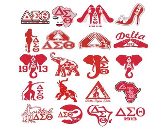 Delta Sigma Theta SVG Cut File: Sorority Clipart (Digital Download)