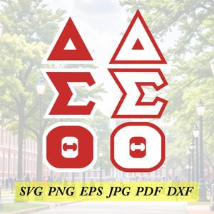 Delta Sigma Theta AEO Cut File, Silhouette, Cricut, Jpeg,svg, eps, png, dxf, pdf