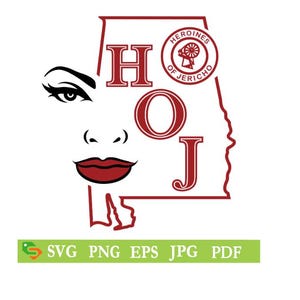 Les héroïnes de JERICHO Lady Alabama coupe fichier, Silhouette, Cricut, Jpeg, svg, eps, png, clipart