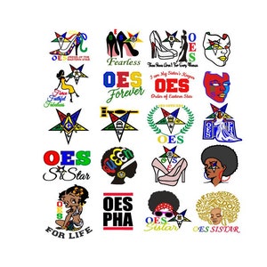 OES Order of the Eastern Star SVG PNG Design Pack