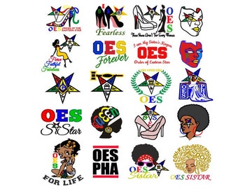 OES Order of the Eastern Star SVG PNG Design Pack