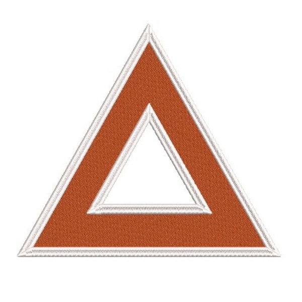 Delta Sigma Theta pyramid embroidery design