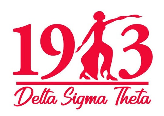 Delta Sigma Theta 1913 Silhuette Cut File, Silhouette,cricut
