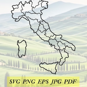 Italy map,Cut File, Silhouette,Cricut, Jpeg,svg, eps,png, clip art