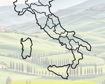 Editable Italy Map.pdf Regions of Italy Map SVG, Vector Map of Italy Map in AI Format,pdf,dxf ...