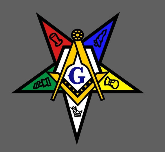 OES Mason,order of the Eastern Star, Free Mason,cut File ...