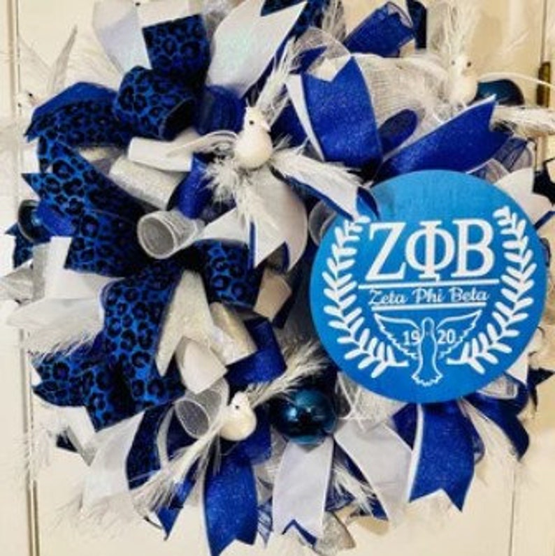 Zeta Phi Beta Wreath Cut File, Silhouette,cricut, Jpeg,svg, Eps, Png ...