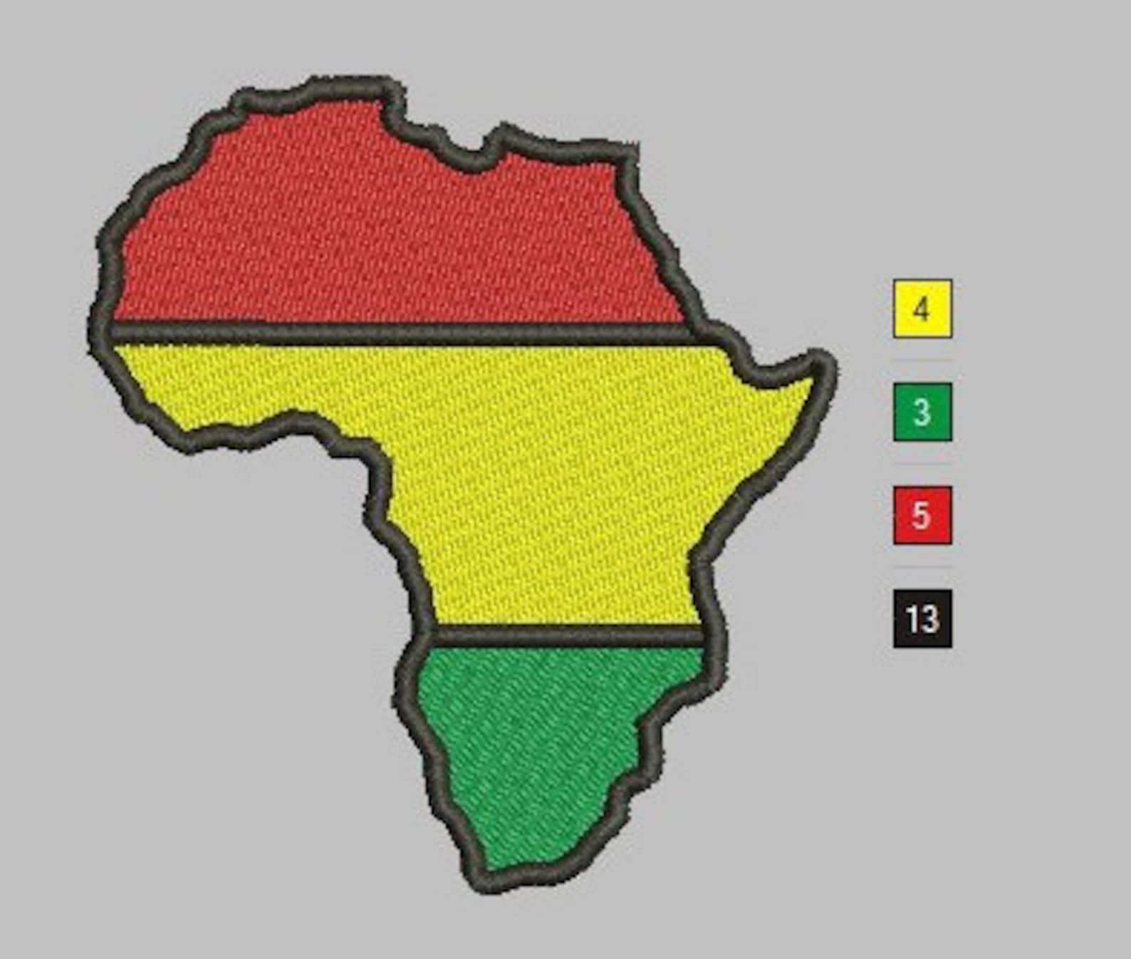 Africa Embroidery Designembroidery Fileembroidery Pattern Etsy