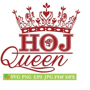 HOJ Heroines of Jericho Queen cut File, Silhouette,Cricut, Jpeg,svg, eps, png, clip art