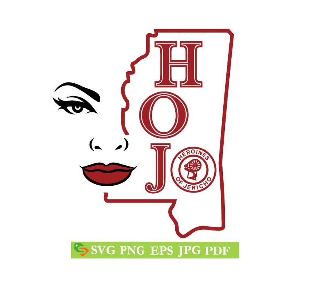 HEROINES of JERICHO Lady Mississippi Cut File, Silhouette,cricut, Jpeg