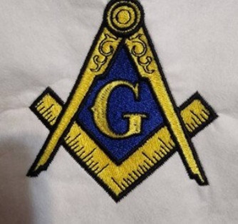 Freemason Square Compass Masonic machine embroidery design files image 6