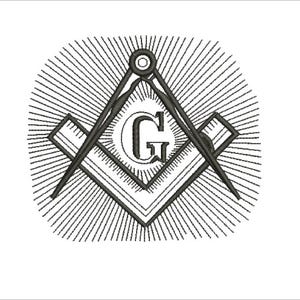 Mason compass G redwork machine embroidery design files