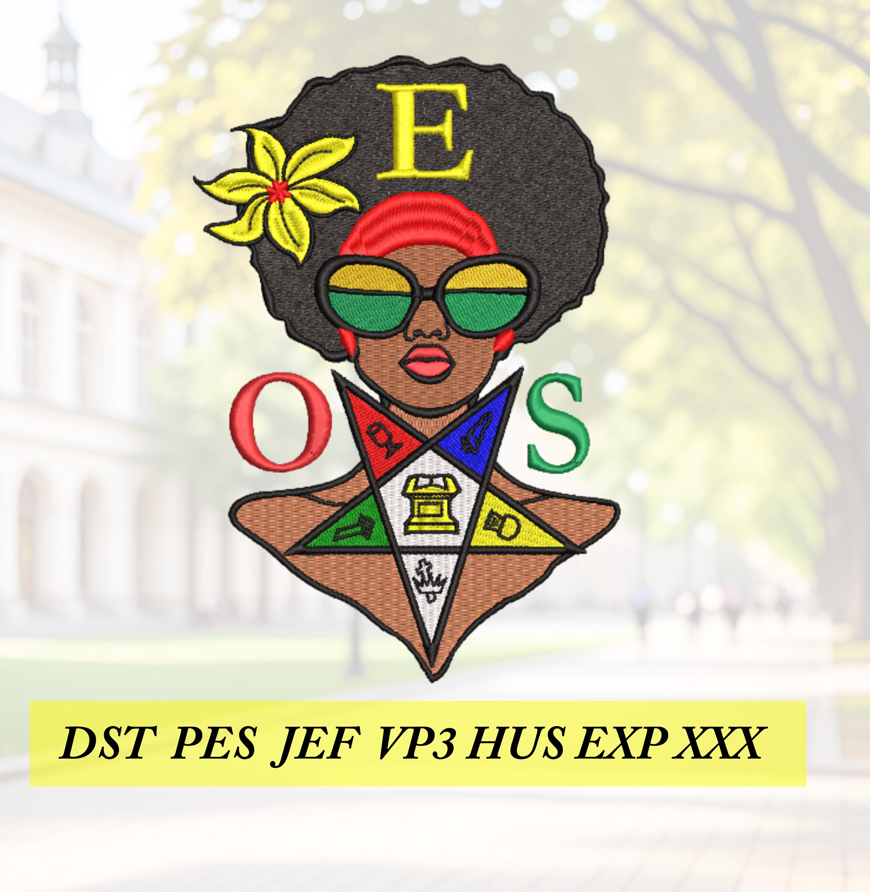 OES Order of the Eastern Star Diva Machine Embroidery Design Files - Etsy