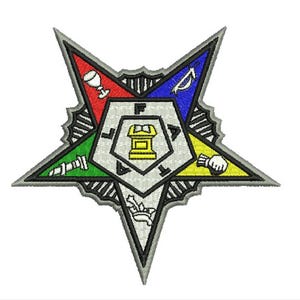 Order of the Eastern Star machine embroidery design files