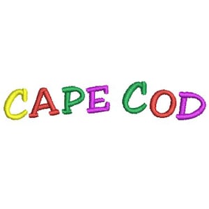 Cape Cod machine embroidery design files