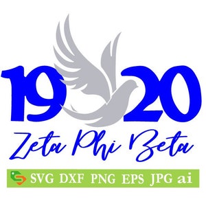 Zeta Phi Beta cut File, Silhouette,Cricut, Jpeg, svg,dfx, eps, png, clip art