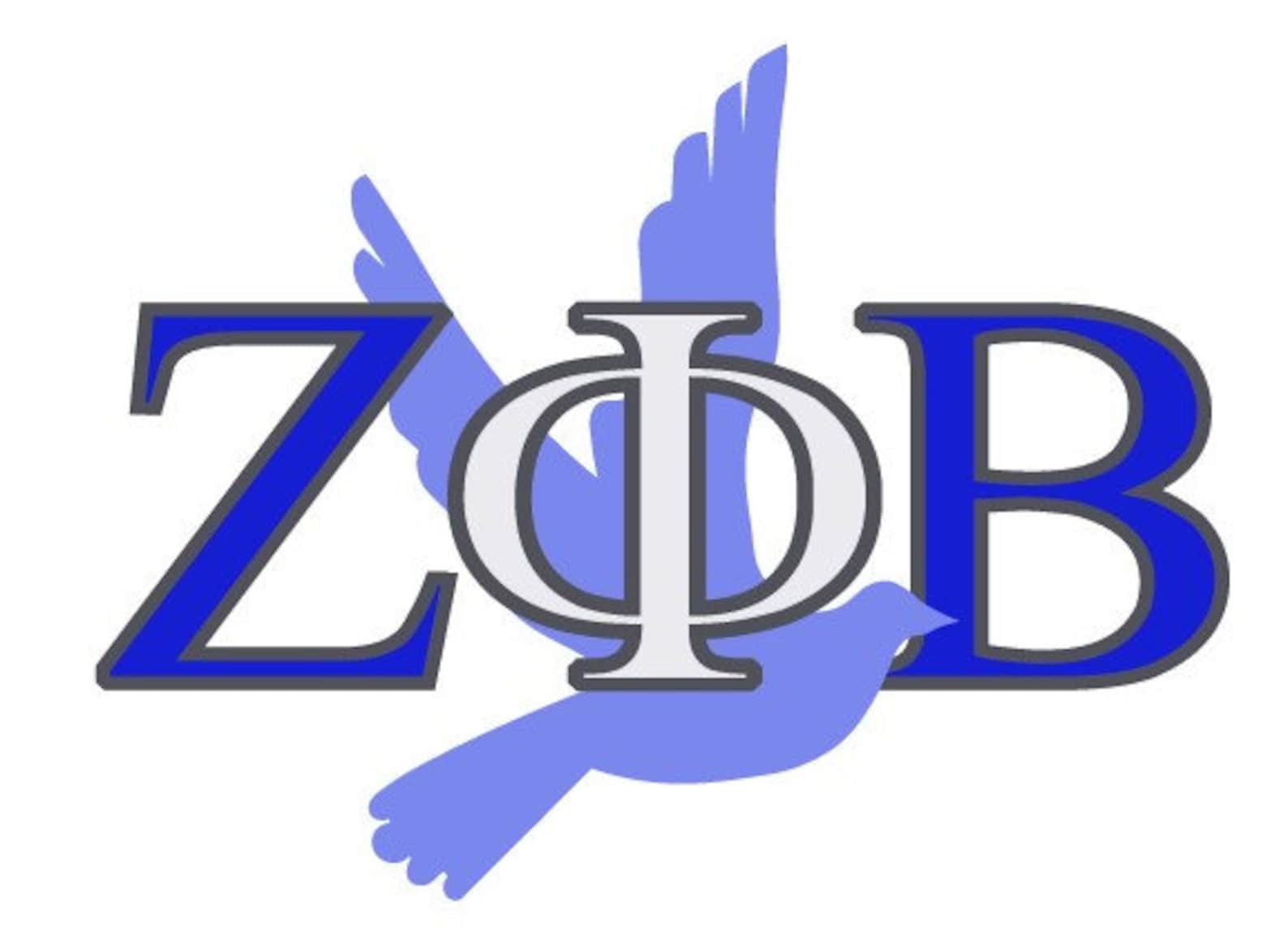 Zeta Phi Beta Dove Cut File Silhouettecricut Jpeg Svgdfx Etsy