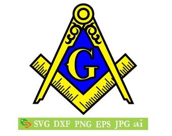 Freemason,cut File, Silhouette,Cricut, Jpeg,svg, eps, png, clip art
