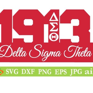 1913 Delta Delta Theta Theta geschnitten Datei, Silhouette, Cricut, Jpeg, svg, dfx, eps, png, clip art