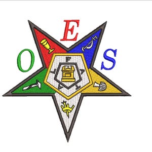 order of the eastern star machine embroidery design files