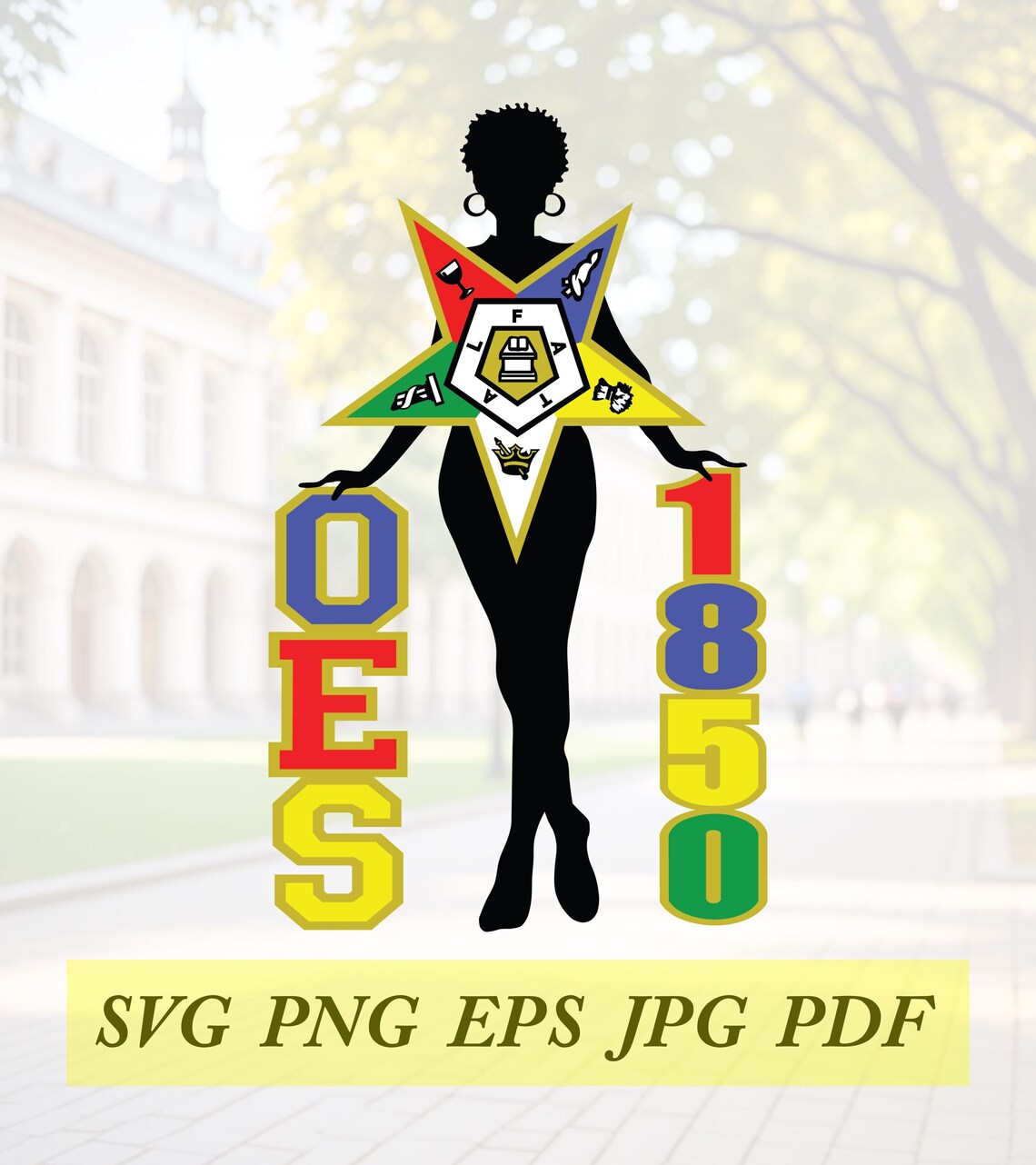 OES Order of the Eastern Star Sistar, Jpeg,dfx, Svg, Eps, Png - Etsy