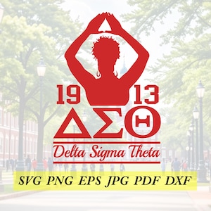 Delta Sigma Theta 1913 hand sign,Jpeg, svg,dfx, eps, png, clip art image 1