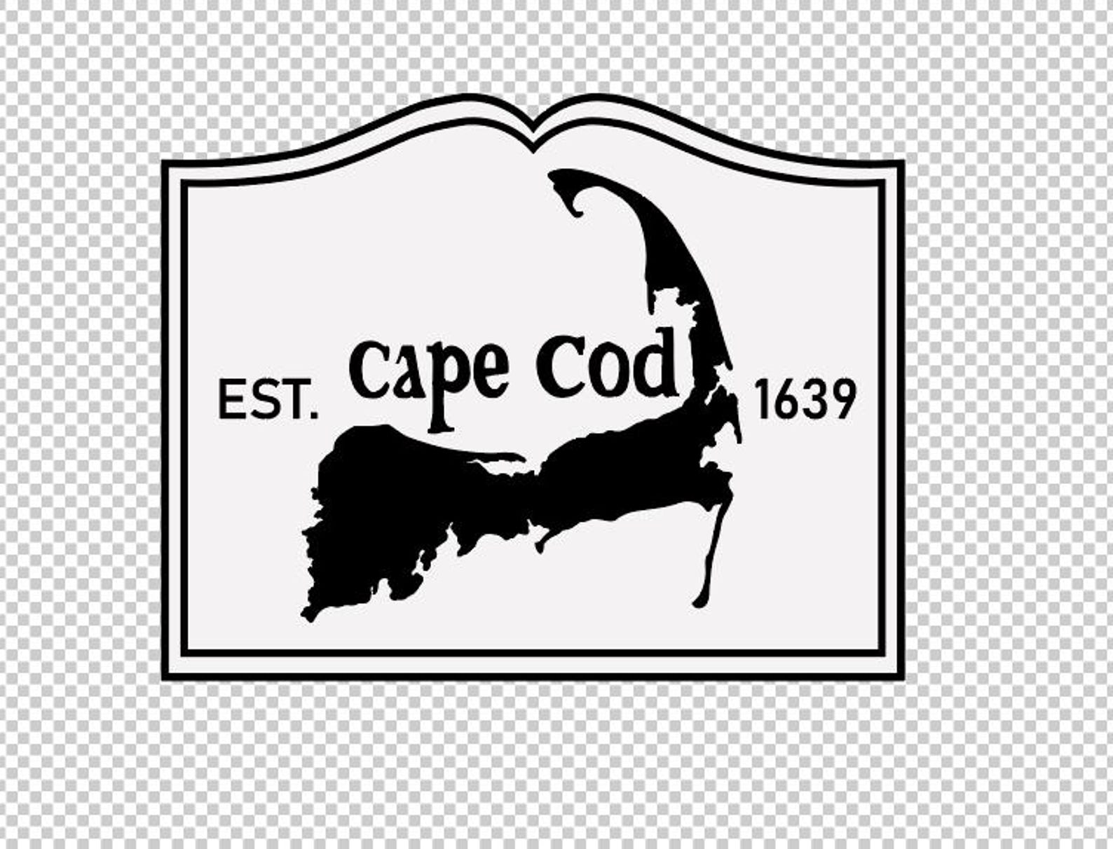 Cap Cod Sign Cape Cod Sign Cut File, Silhouette Cricut, Jpeg,svg, Eps, Png, Clip Art ...