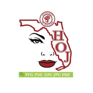 HEROINES of JERICHO Lady Florida cut File, Silhouette,Cricut, Jpeg,svg, eps, png, clip art