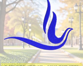 Zeta Phi Beta Dove maskinbroderidesignfiler